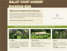 Tablet Screenshot of malletcourt.co.uk